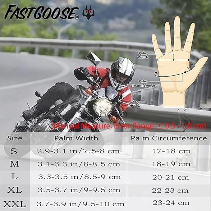 Guantes de motocross respirables para moto, talla XL negro miniatura 5