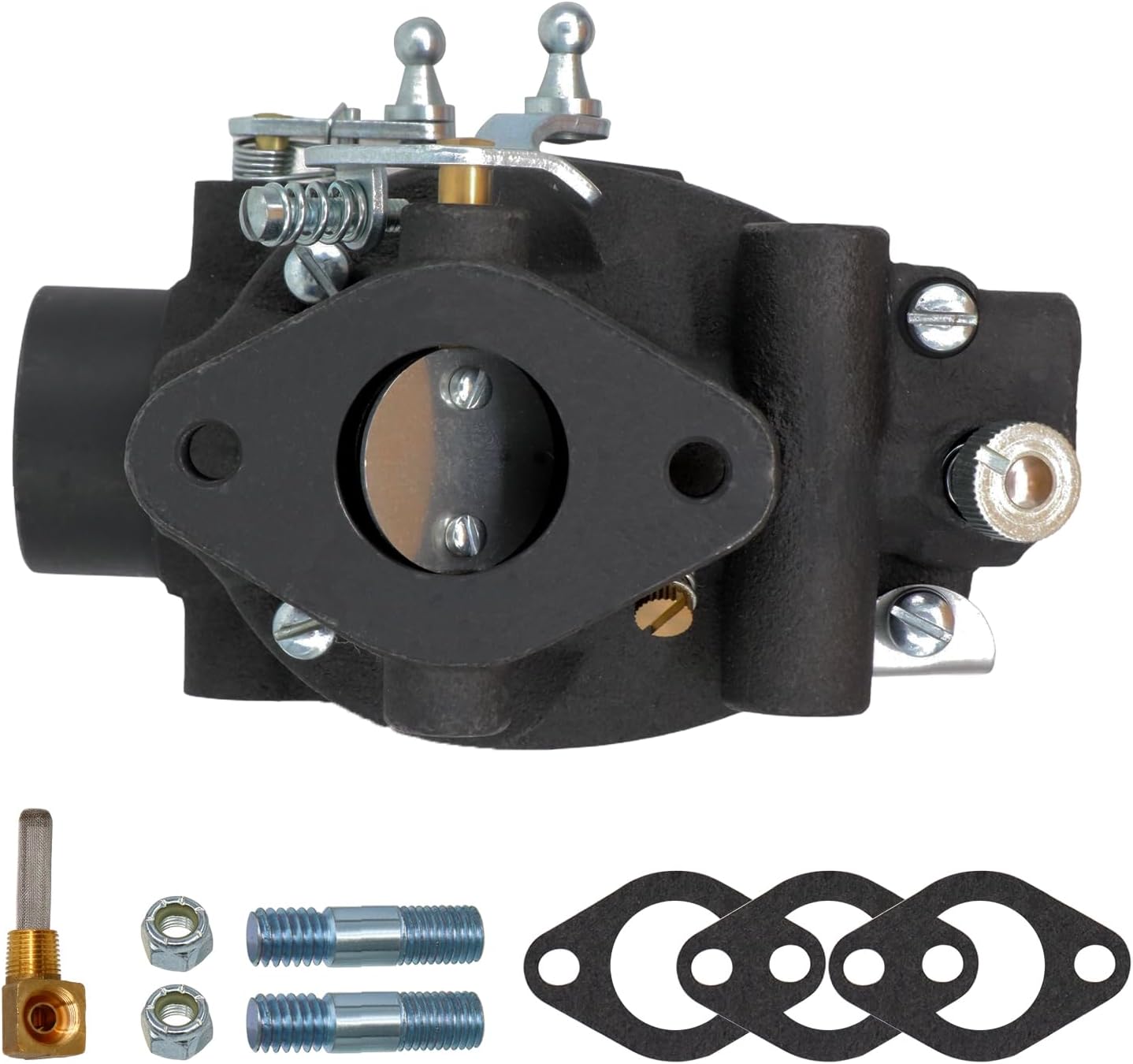 8N9510C-HD Carburetor Heavy-Duty Cast Iron Compatible with Ford Tractor 2N 8N 9N Marvel Schebler Carburetor TSX33 TSX241 Replace for 8N9510C 9N9510A B3NN9510A Carb