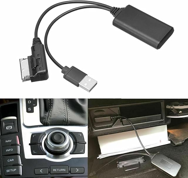 AMI MMI MDI 2G/3G Interface Adapter Bluetooth 5.0 Music Audio Media Receiver MP3 AUX Cable Adapter For AU-DI A4 8K A5 8T A6 4F A8 4E Q7 7L(2G system(Control Board shows "SETUP"))
