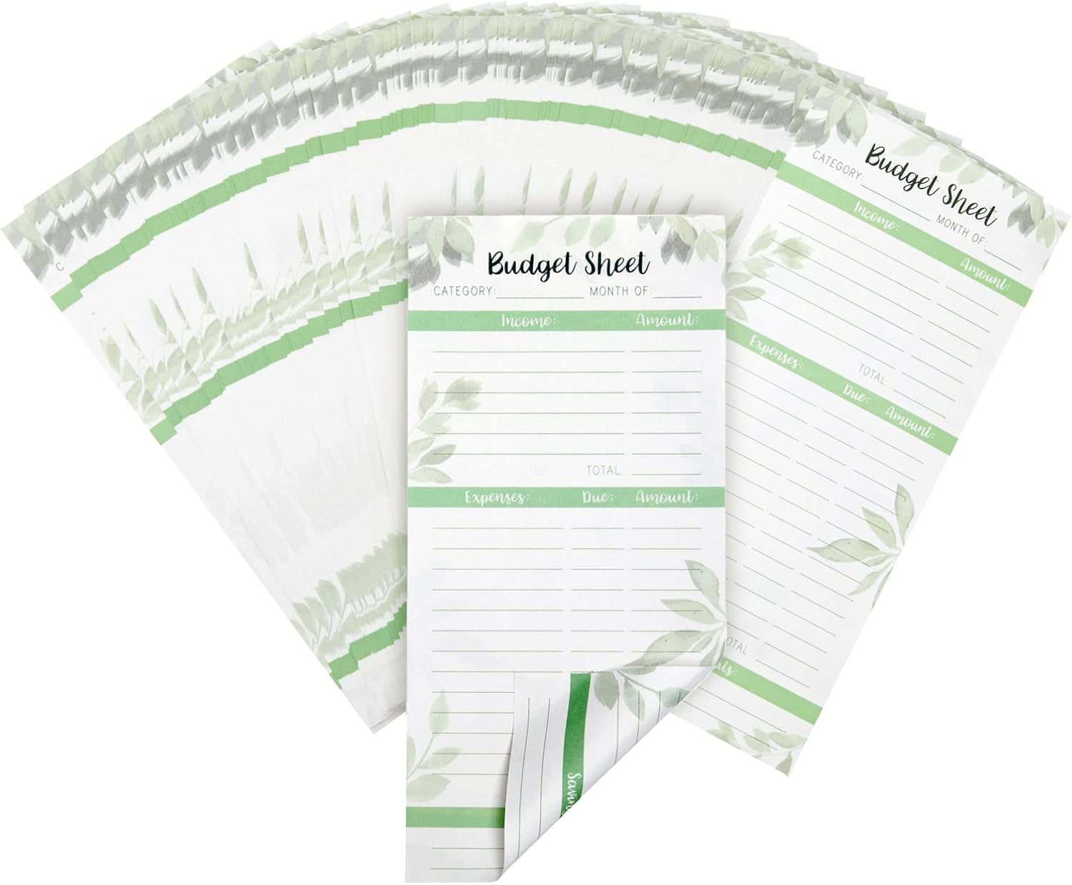 120 Pack Budget Planner Sheets for Cash Envelopes and A6 Binder, Expense Money Tracker (6.5 x 3.12 in) : Office Products