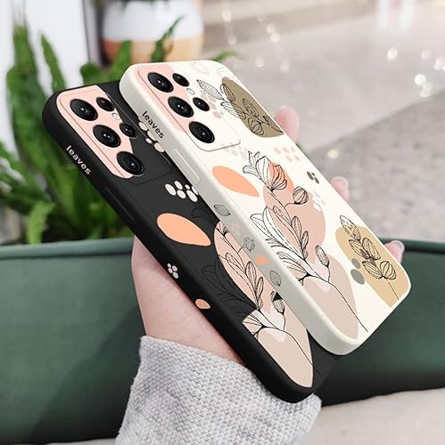 Miniatura 4 de Funda para Galaxy Note 20 Ultra para mujeres y niñas, protector de lente de cámara de hojas de plantas, suave TPU, parachoques de goma de silicona a