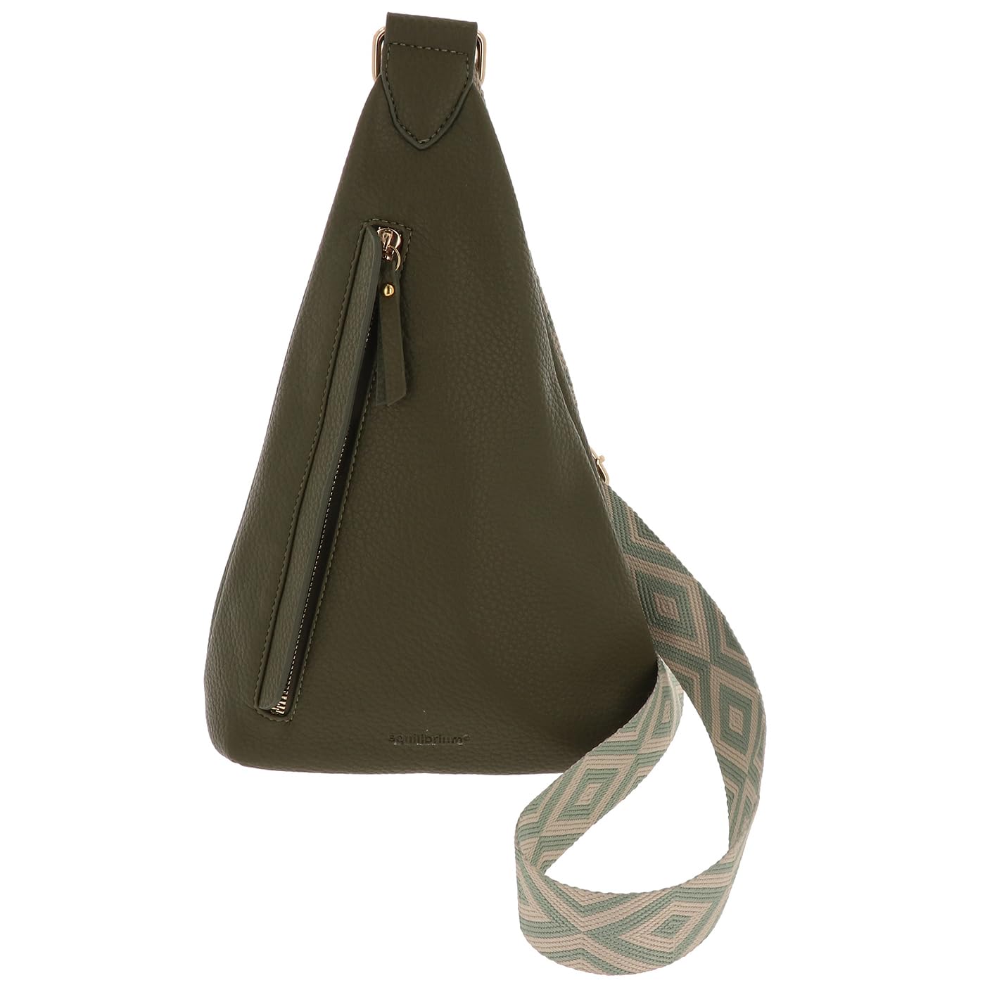 Equilibrium Unisex Sage Rucksack Style Cross Body Bag