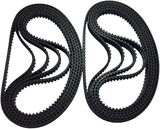 BEMONOC 2GT/GT2 Timing Belt 200-2GT-6 100 Teeth Rubber Drive Belt 200mm Length 6mm Width in Closed Loop for 3D Printer 10pcs/Pack