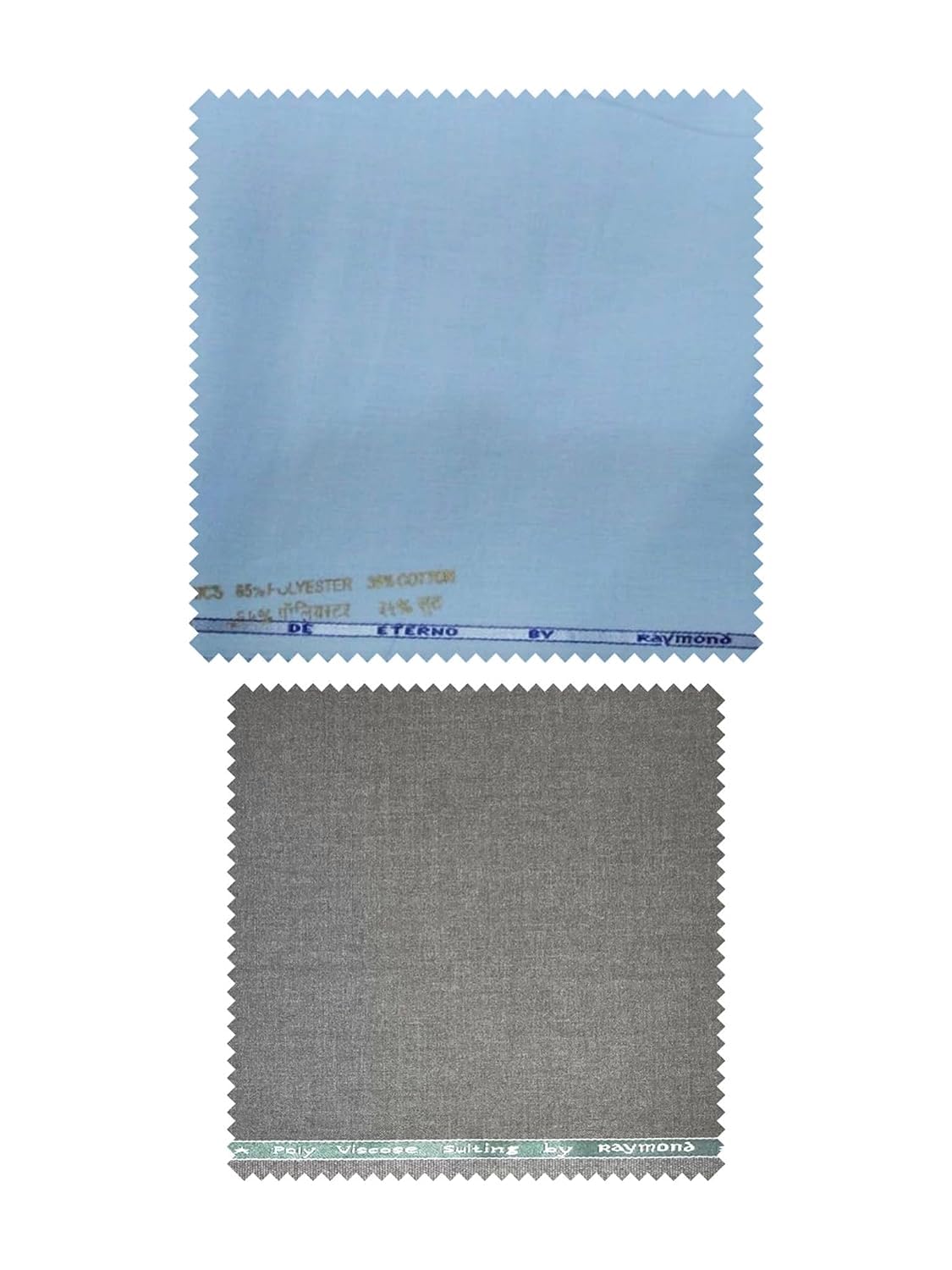 raymond Trouser- Shirt Fabric Combo Box (Multicolour, Unstitched, All Weather Fabric) (GREY PANT+BLUE SHIRT)-picture-56