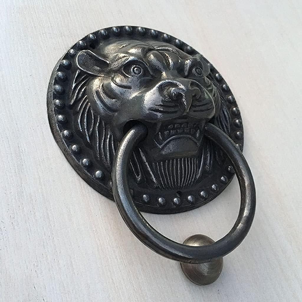 Door Knocker, Brass Door Knockers Tiger Head Door Knockers Door Handle Vintage Door Knockers Door Knockers for Front Door