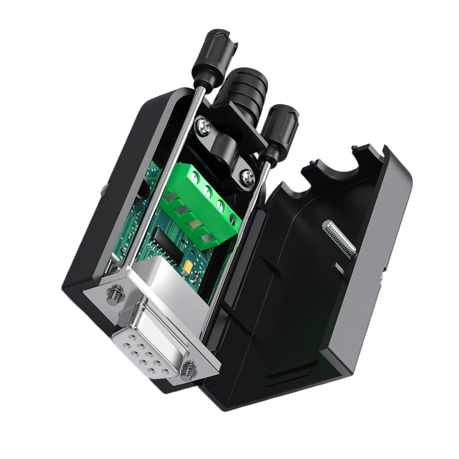 Ljmyy Industrial RS232 To RS485 Adapter For Long Distances Communication Data Transmission Up To 4000Ft 600W Surges Protection