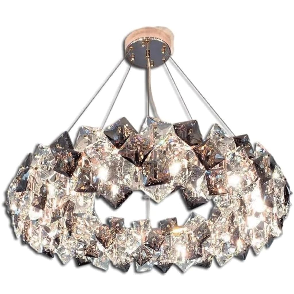 Lustre en cristal de luxe moderne luminaire salon et chambre