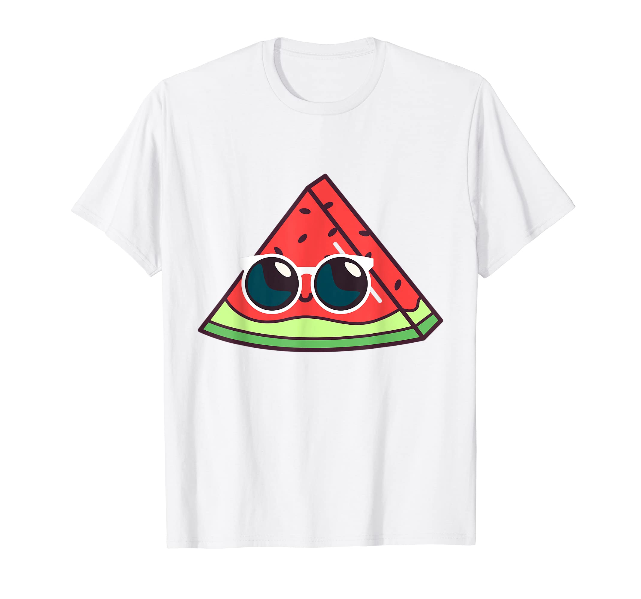 Exotic Watermelon Tropical Summer GiftsFunny Sunglasses Tropical Fruit Summer Cool Watermelon T-Shirt