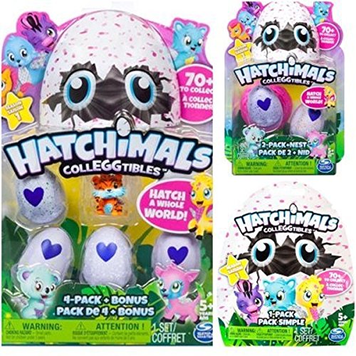 Hatchimals Colleggtibles Season 1 4-pack + bonus, 2-pack + nest, 1 blind SET (random assortment)