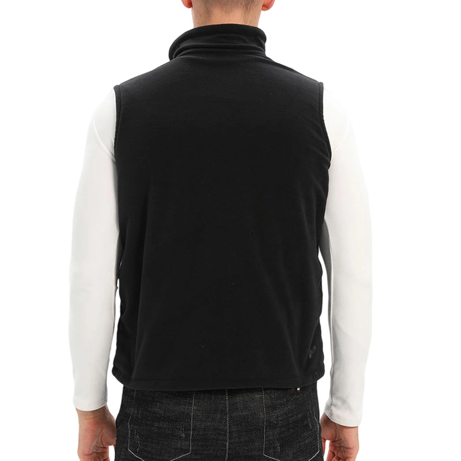 Gilet riscaldato USB con tasche per uomo donna 5 zone di riscaldamento riscaldamento rapido traspirante all'aperto sport invernali abbigliamento famiglia anziani