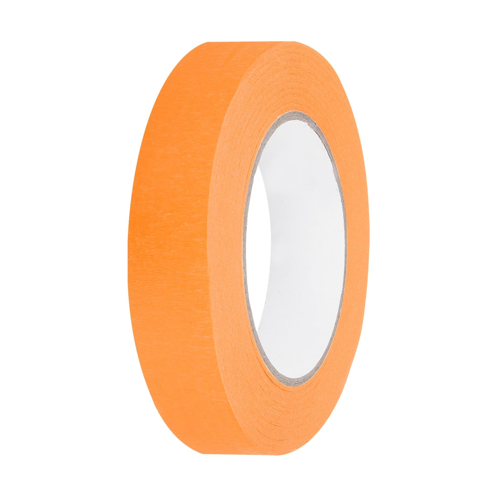 sourcing map 25mm x 50 Meters Colored Masking Tape Universal Crepe Paper Colorful Masking Painter Tape for Art Drawing DIY Handcraft Labeling Sealing, Orange — image 1