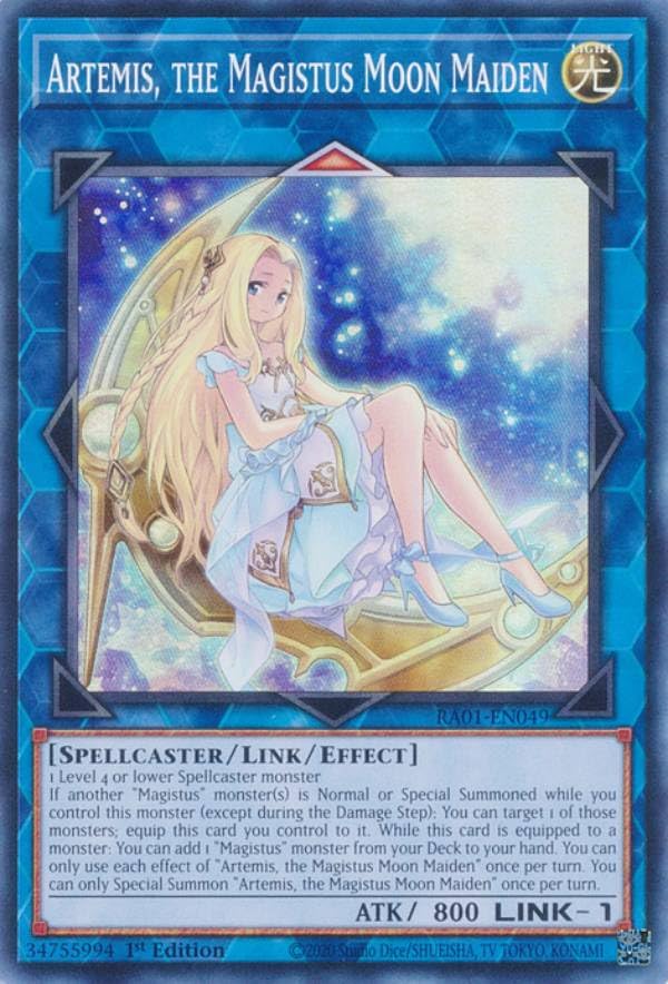 Amazon.co.jp: 遊戯王 RA01-EN049 聖魔の乙女アルテミス Artemis, the