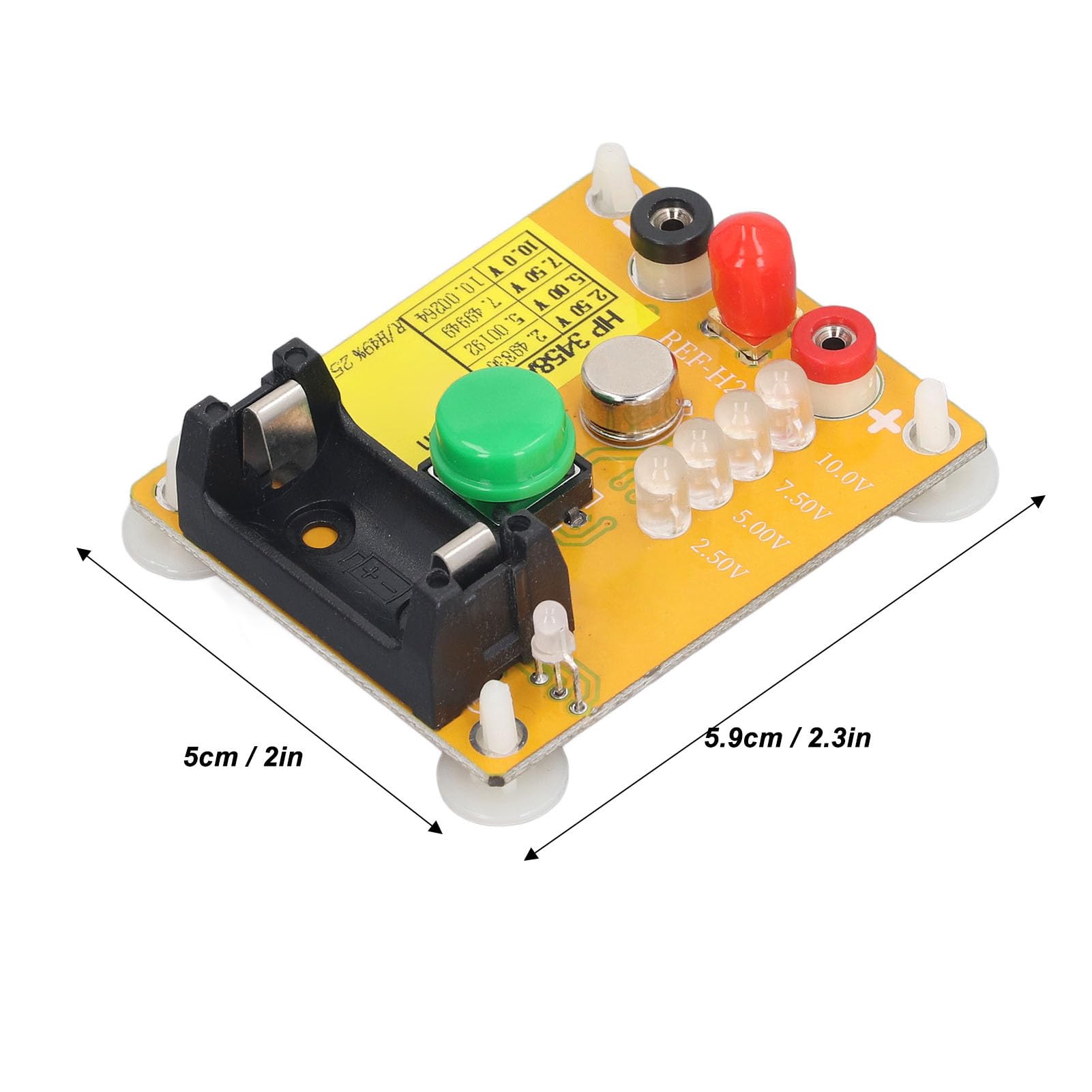 Modulo di Riferimento di Tensione AD584, Modulo di Calibrazione della Tensione Luminosa a 42,5 V 5 V 7,5 V 10 V Interfaccia Micro USB
