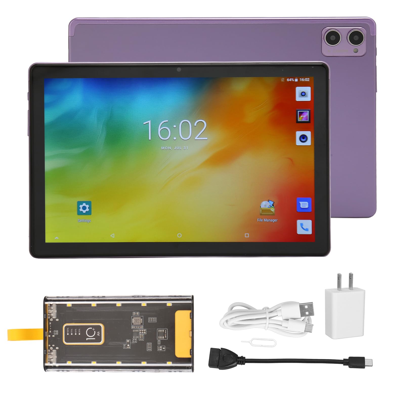 Amazon.co.jp: 10.1インチタブレット、12GB RAM、256GB ROM、10