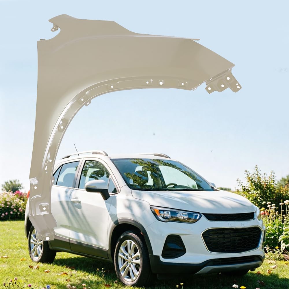 SLTY Front Steel Right (Passenger Side) Fender Compatible with 2017-2022 Che-vy Trax, OEM: 42334474 GM1240403