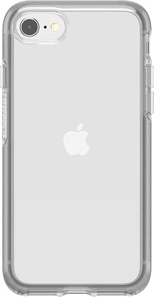 OtterBox iPhone SE 3rd/2nd Gen, iPhone 8 & iPhone 7 (not compatible with Plus sized models) Symmetry Series Case- CLEAR, ultra-sleek, wireless charging compatible, raised edges protect camera & screen