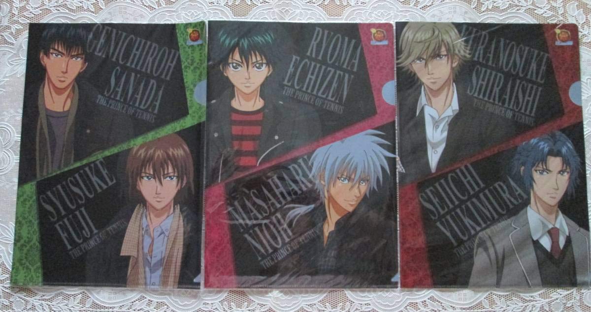 Amazon.co.jp: テニスの王子様 クリアファイル 3枚 不二真田一氏跡部