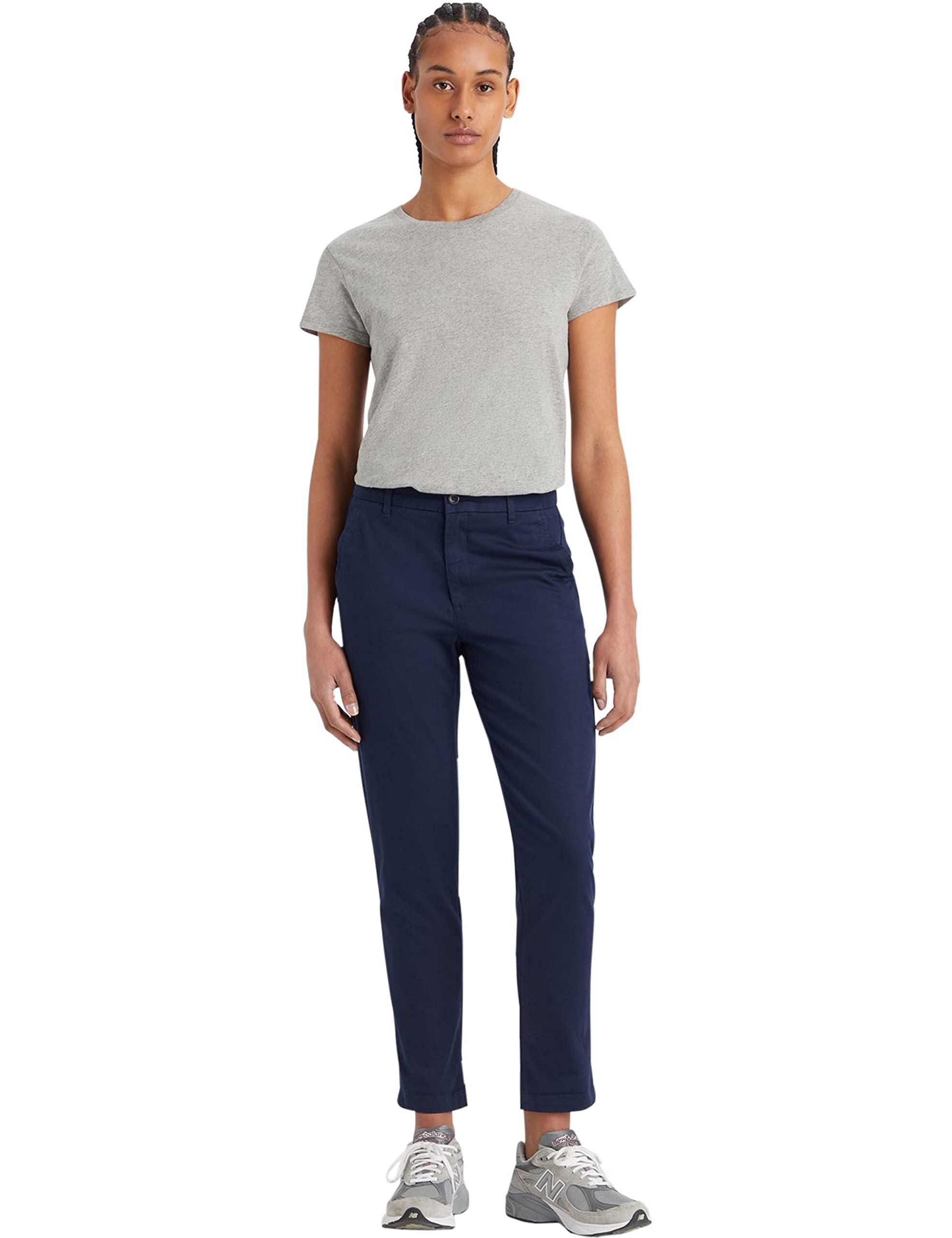 DOCKERS Women's Weekend Chino Slim Pants, PEMBROKE, 25W Regular