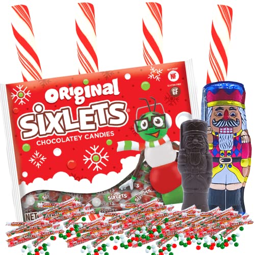Buy Christmas Candy Stocking Stuffer with Jumbo Peppermint Sticks, Milk