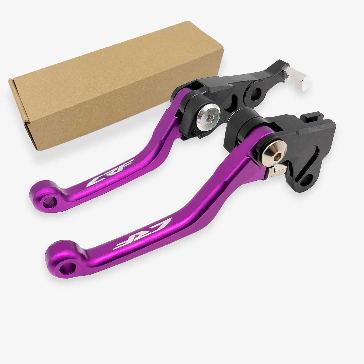 Dirt Pivot Brake Clutch Levers Replacement for Honda CRF250L Rally CRF300L Rally 2021-2025 (Purple)