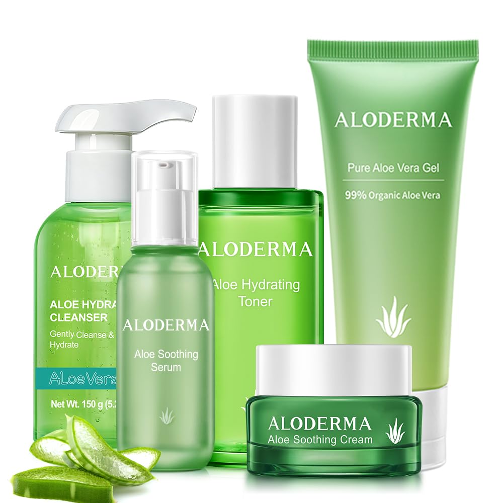 Aloderma Signature Aloe Soothing Set 5-Piece Set