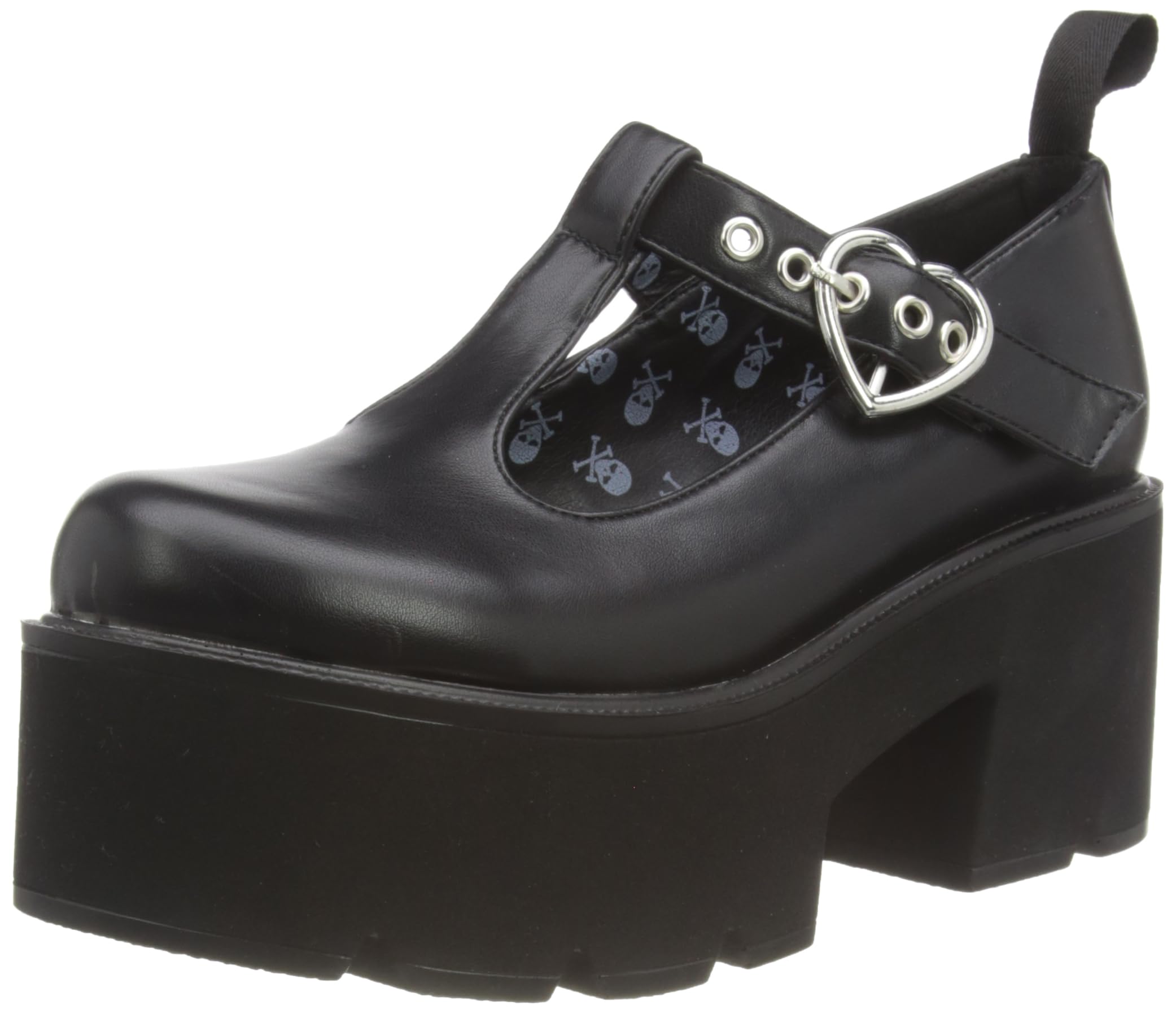 Lamoda Love Story Pinkpu Chunky Mary Jane Shoes Bold Comfortable Footwear - Uk3