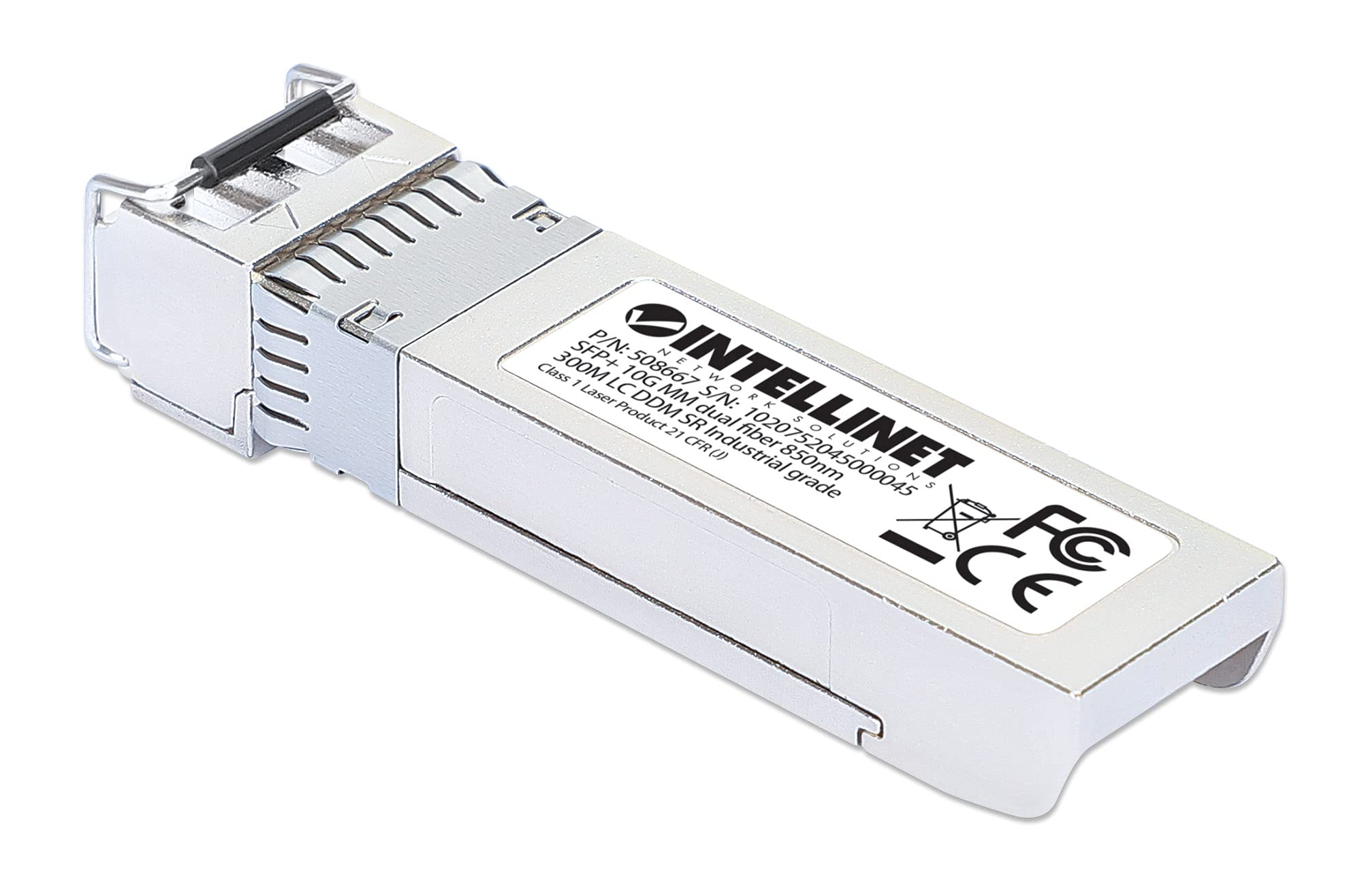 Intellinet 508667 SFP+ Transceiver Fibra Ottica Multimodale LC Duplex 10GBase-SR