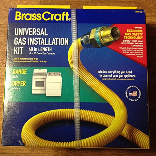 BrassCraft PSC1106 K5 Installation SP+ Range/Dryer Gas INSTLTN KIT