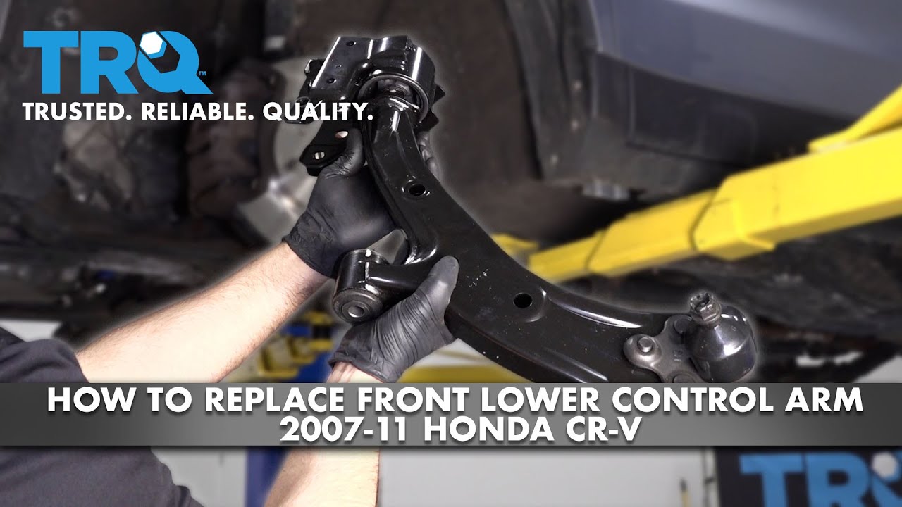 Watch How To Replace Front Lower Control Arms 2007-11 Honda CR-V on ...