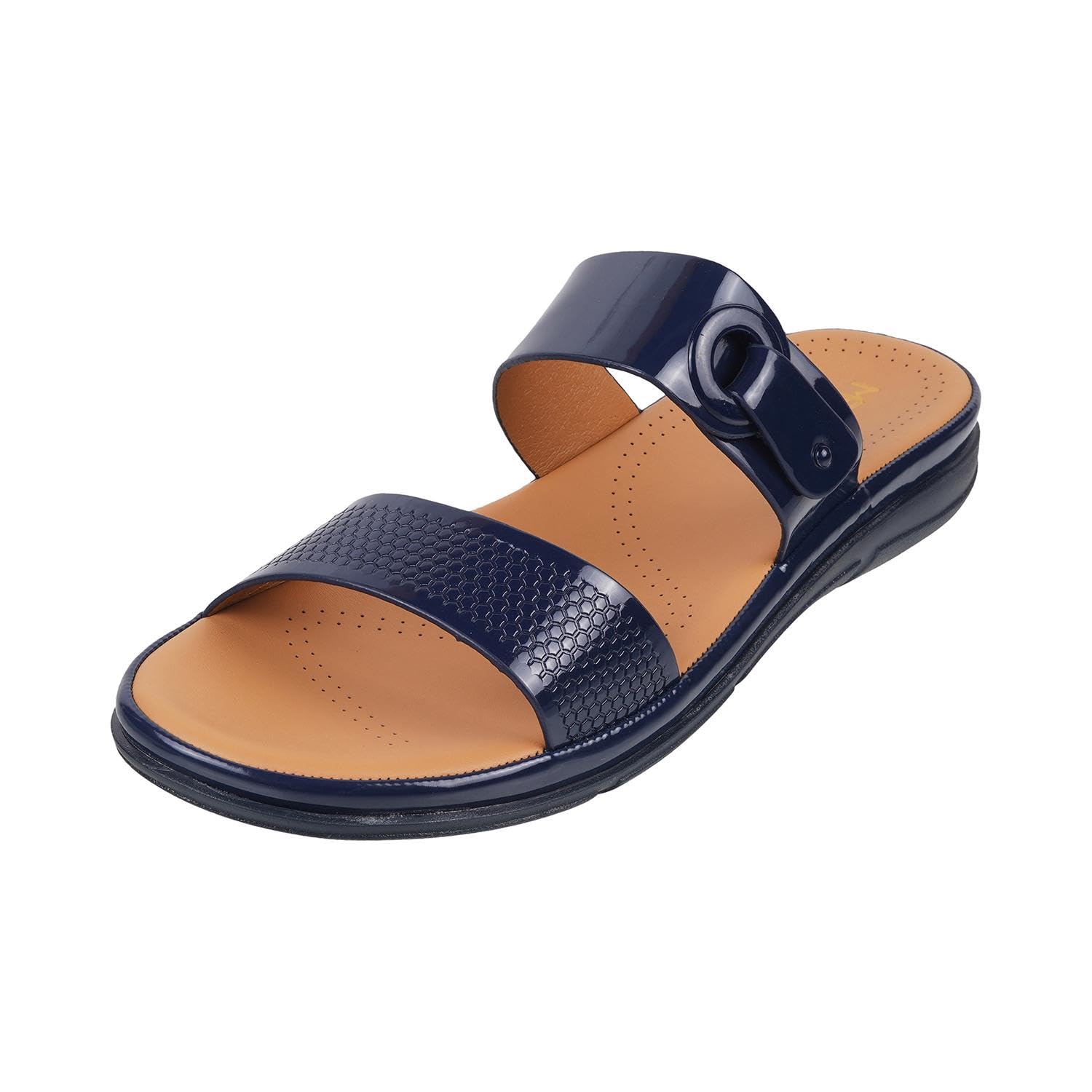 Metro Women Blue Synthetic Leather Comfort & Fashion Slip-on Chappal UK/3 EU/36 (44-88) (B0CXMYMW26) Amazon Price History, Amazon Price Tracker