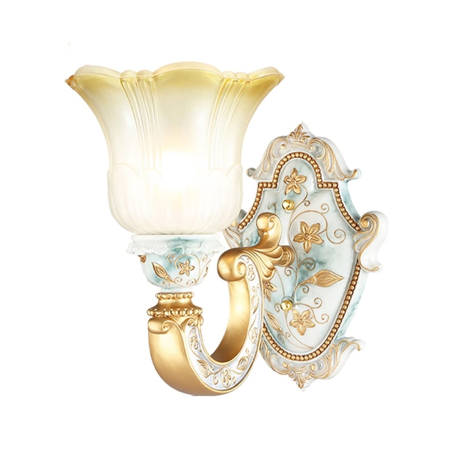 Lampe murale LED applique en verre luminaire de chevet chambre escalier