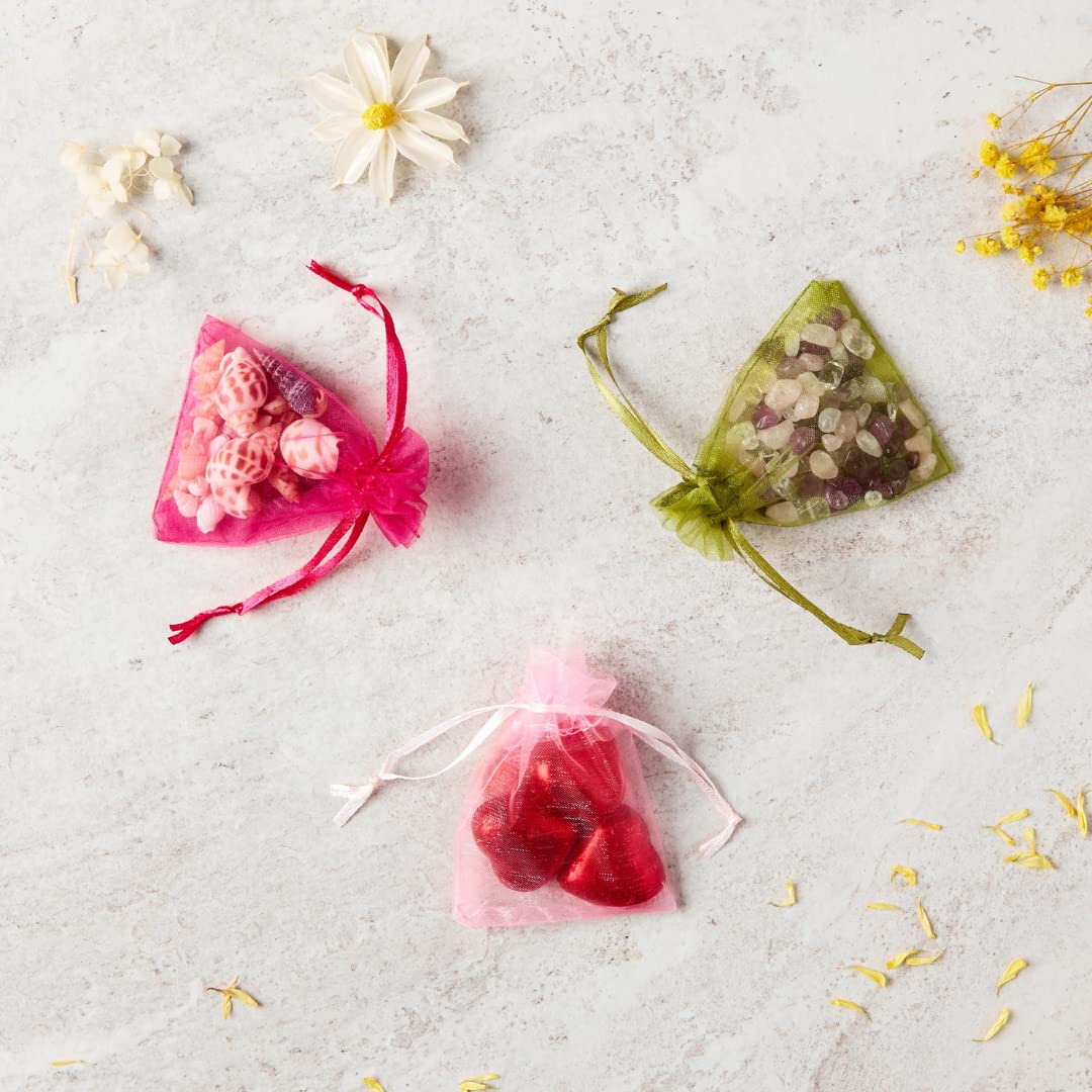 Sacchetti Regalo In Organza 7x9 Cm - Pack Da 50 Pezzi, Per Bomboniere, Gioielli E Feste (Blu Reale) - Foto 6