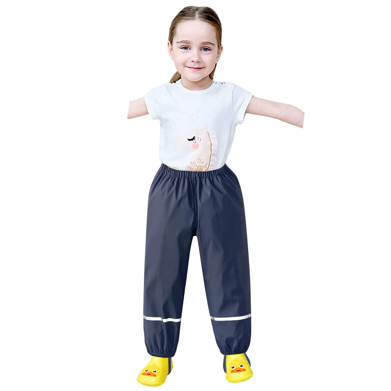 peto niños barro lluvia para niños impermeable s pantalones transpirables pantalones pantalones de lluvia bebé 80