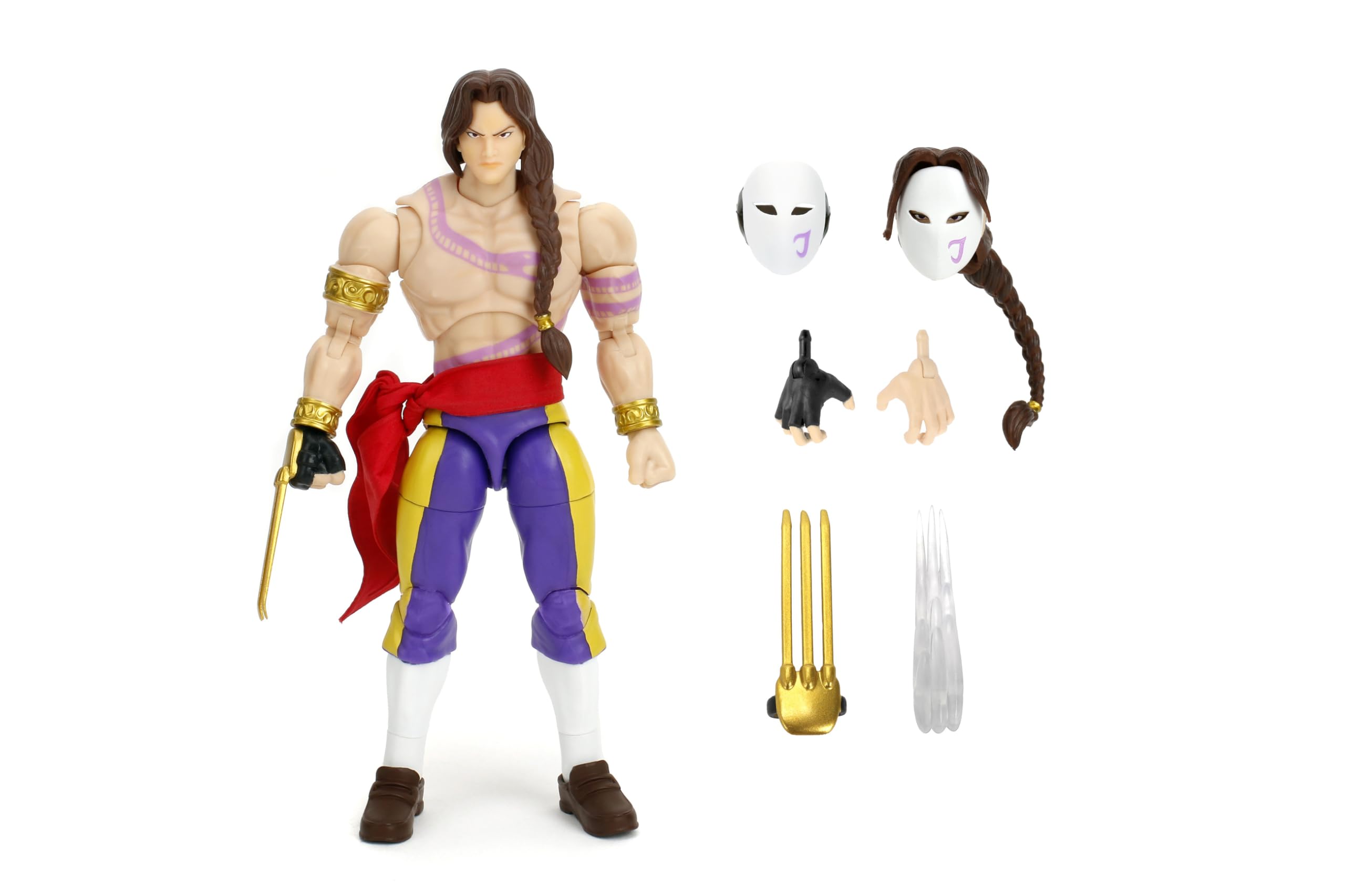 Jadatoys Street Fighter II Vega 6"" Action Figure - New