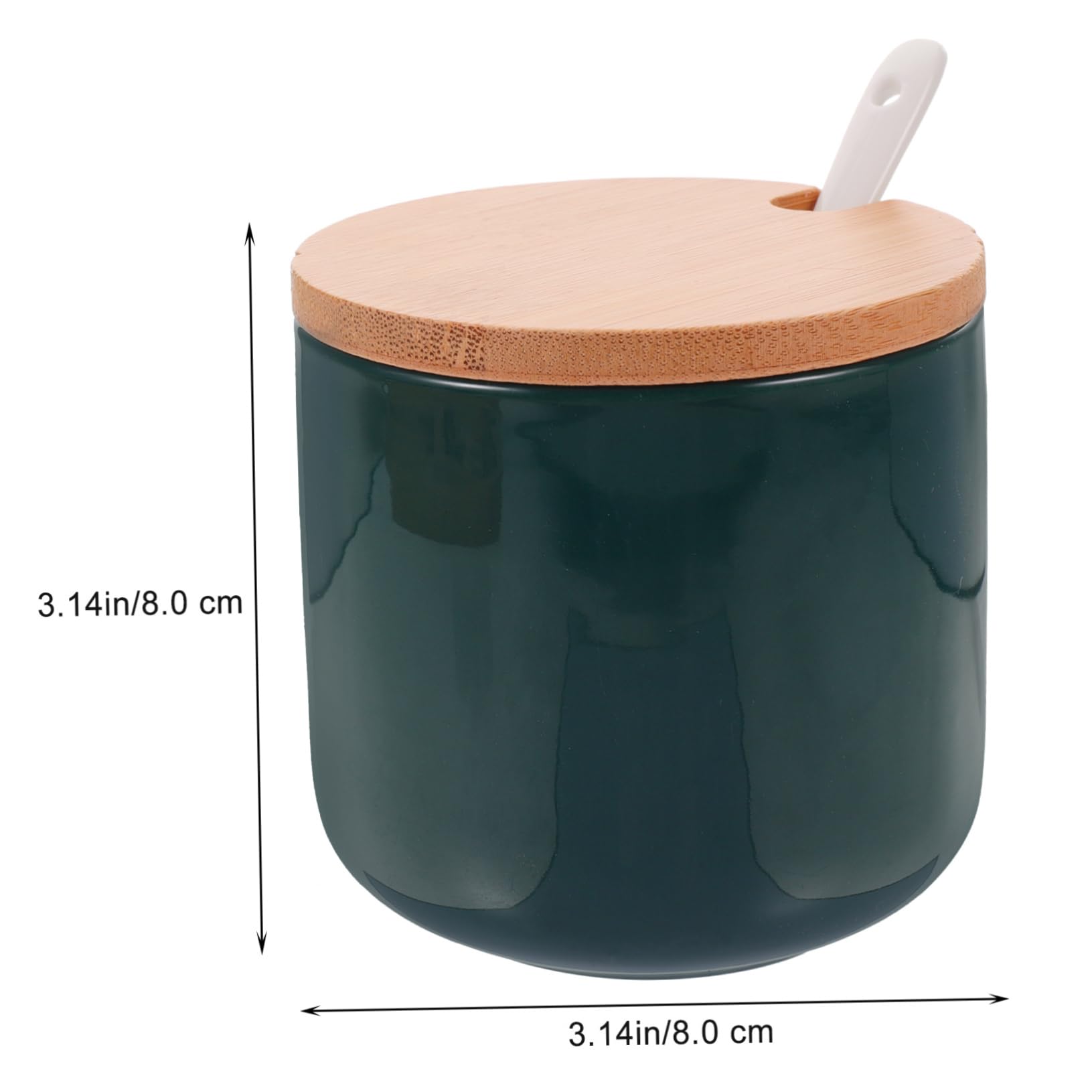 ULTECHNOVO Ceramic Condiment Set 4 Piece Seasoning Bottle Set for Kitchen Salt Pepper Spices Condiment Containers