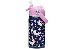 Sippy Cup Lid Compatible with 14 Oz Hydroflask Water Bottle, Leak Proof...