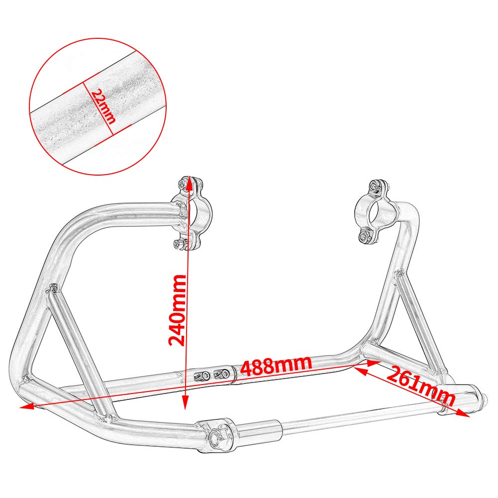 Moto Autostrada Motore Guard Crash Bar Telaio Protezione dalla caduta Paraurti Cursori per Scrambler Full Throttle Icona Sixty2 Accessori Parti 2015 2016 2017 2018 2019 2020 2021 2022