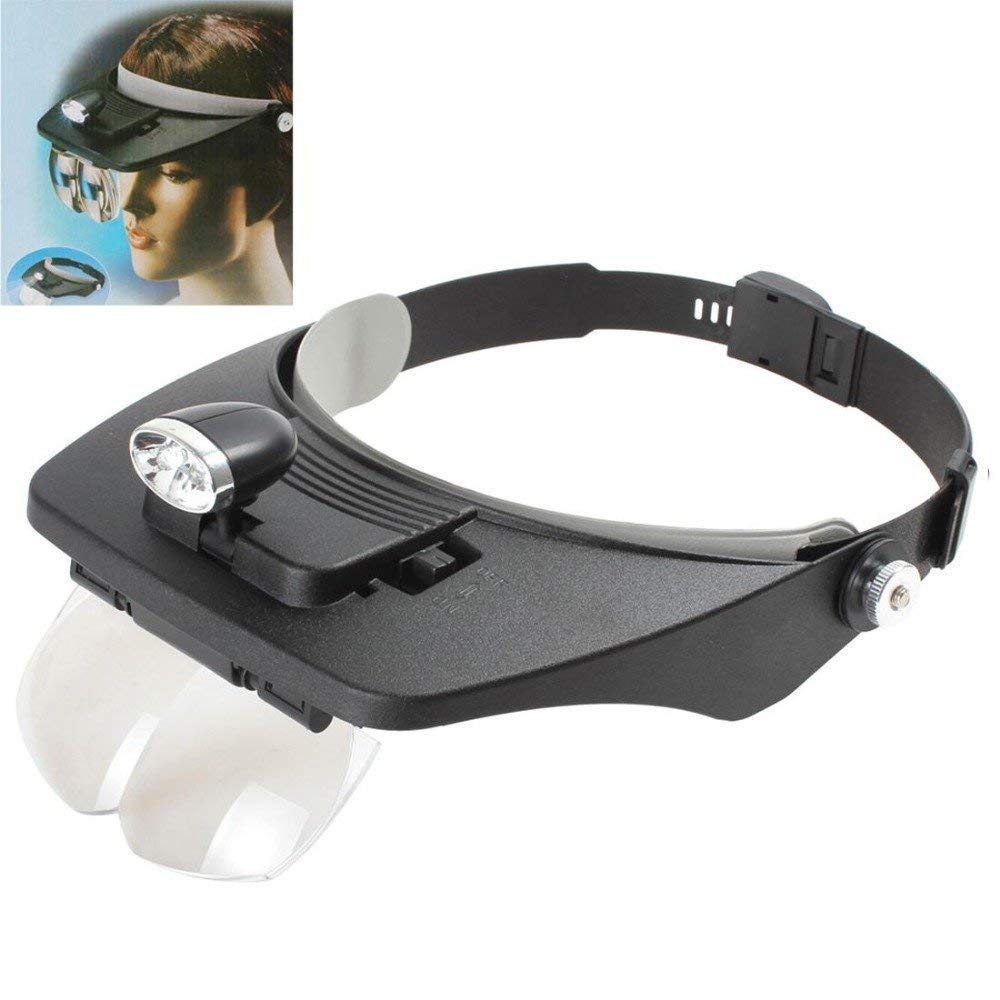 Adjustable Loupe ABS Headband Magnifying Glass