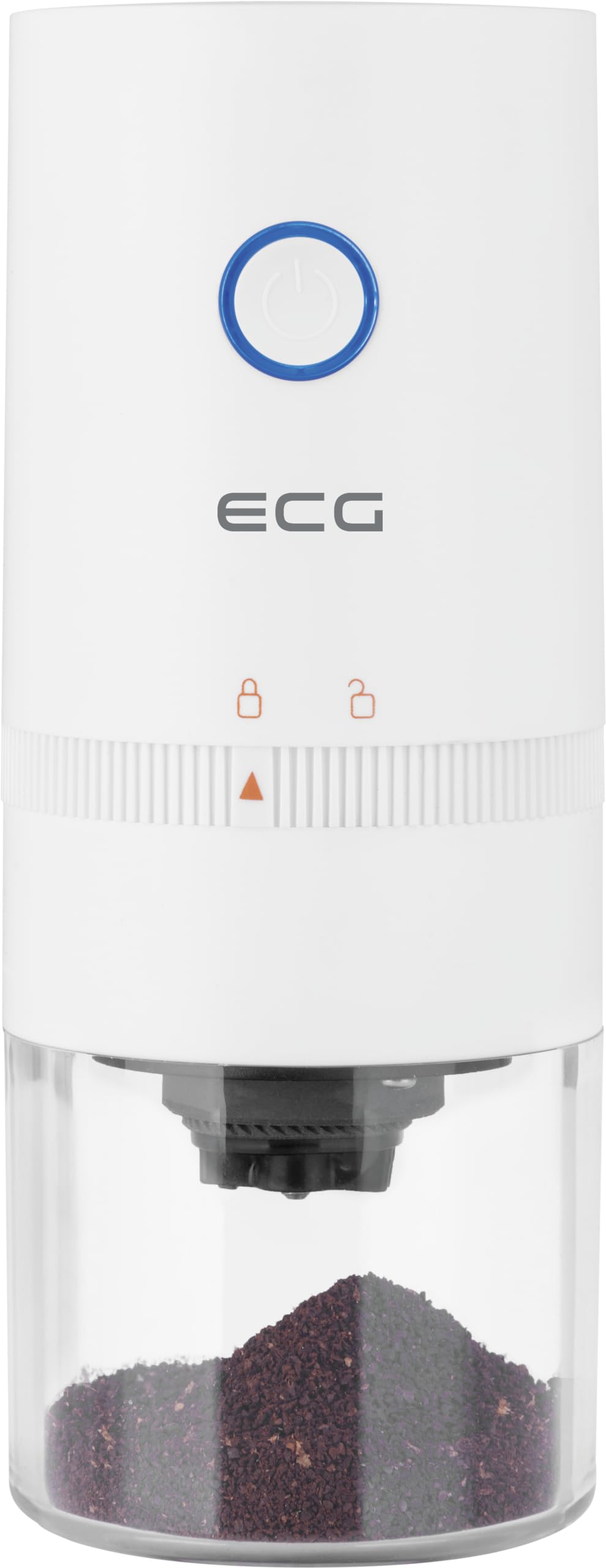 ECG KM 150 Minimo White, Kaffeemühle, USB-C, Weiss