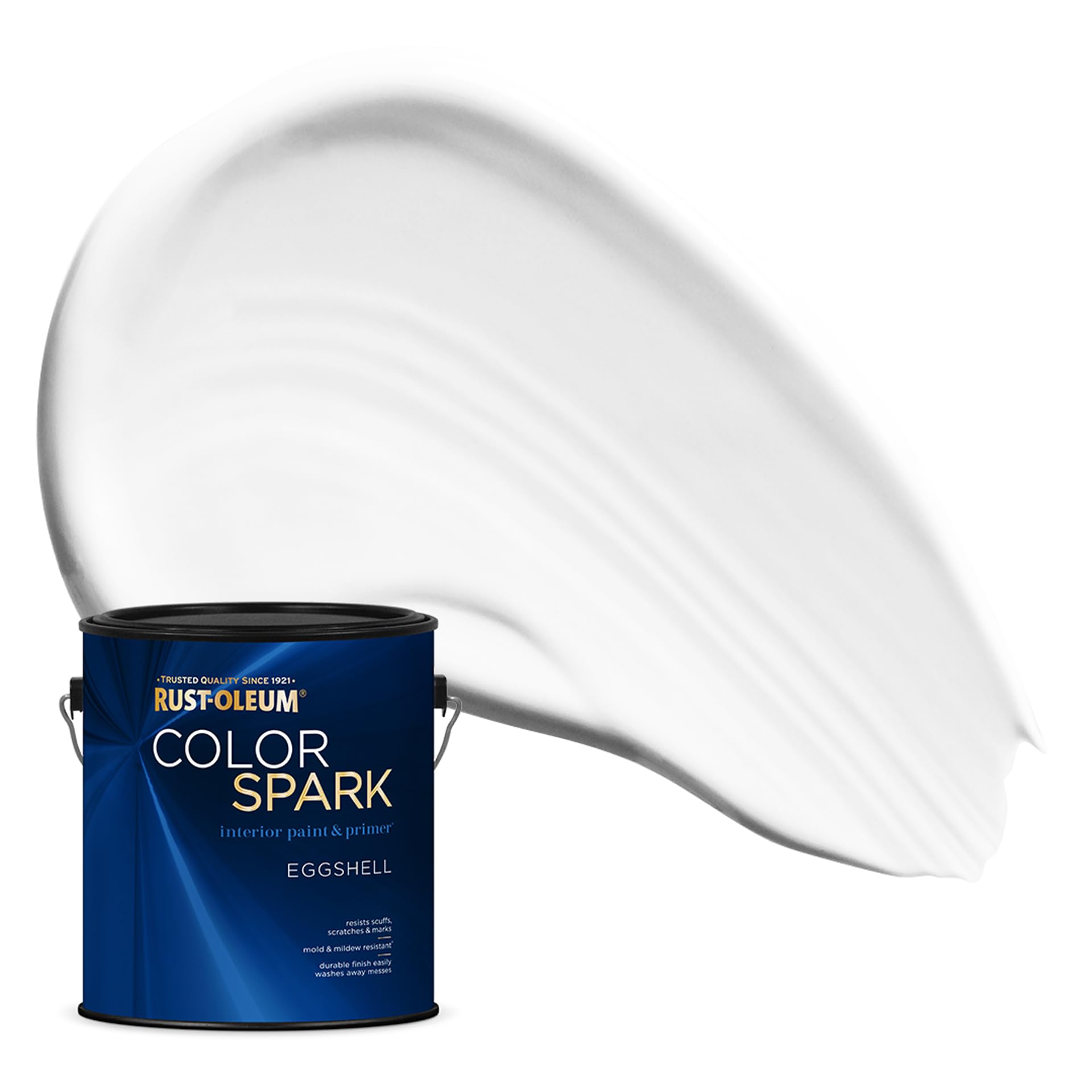 Rust-Oleum Color Spark Paint &amp; Primer, White, Eggshell