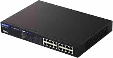 エレコム EHB-UG2C16-PL PoEアンマネージスイッチ 16ポート 【公式通販】