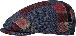 Lierys Boné Capri Merino Patchwork mulher/homem - Made in Italy gorro Ivy de inverno com viseira outono/inverno