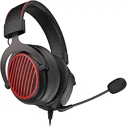 Headset Gamer Redragon Luna Preto Open Back H540