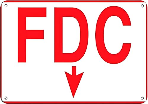 Señales de advertencia de seguridad Fdc Señal de peligro de flecha hacia abajo, letrero de peligro de fuego, arte de pared, advertencia,