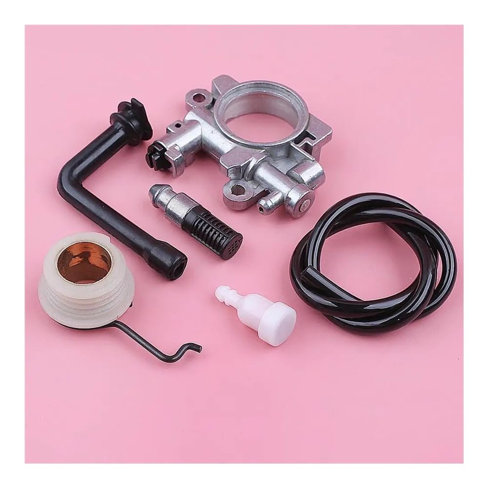Filtro de Aceite de Engranaje helicoidal Compatible con MS390 MS290 039 029, tapón de Combustible, Manguera, Motosierra, Repuesto de Herramienta