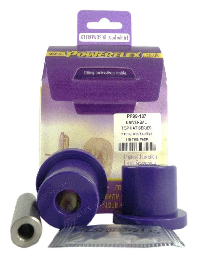 Casquillo Powerflex PF99-107 Top-Hat para suspensión de coche serie 100 4