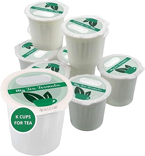 iFillTea - Paquete de 24 cápsulas de café rellenables de una sola porción para usar en cafeteras Keurig. Llena tu propio té fresco en estas cápsulas