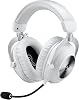 Logitech G PRO X 2 LIGHTSPEED Wireless Gaming Headset, Removable Boom Microphone, 50 mm Graphene Drivers, DTS:X Headphone 2.0, 7.1 Surround, BluetoothUSB3.5 mm Aux, PC, PS5, PS4, Switch, White