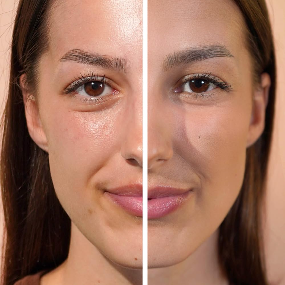JUNGLÜCK Getöntes Serum Gesicht – Vegan | Pflegende Foundation mit Hyaluron | Gesichtsserum für einen natürlichen No-Make-Up Look mit leichter Deckkraft für einen gleichmäßigen Teint - Mittel