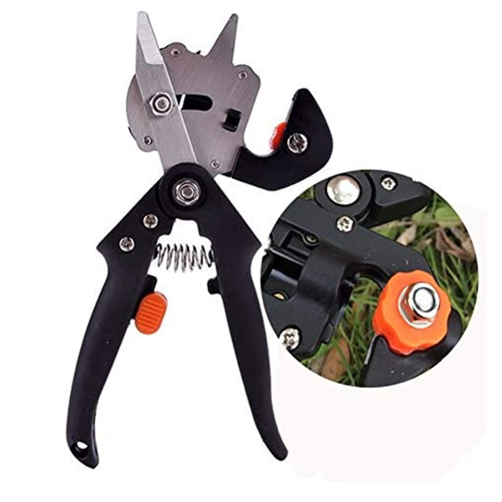 Attrezzi per innesti da giardino - Cesoie per innesti, cesoie per innesti Lame di ricambio Ramo di piante Ramoscello Vite Kit di utensili da taglio per alberi da frutto Giardino o prato